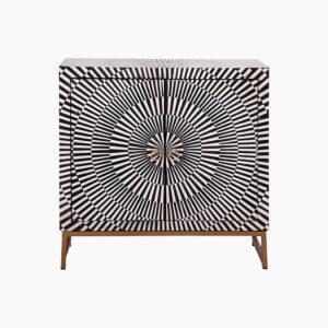 Alternative view of Ida Two Door Bone Inlay Cabinet
