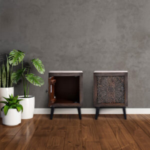 Alternative view of Reiki Wooden Side Table