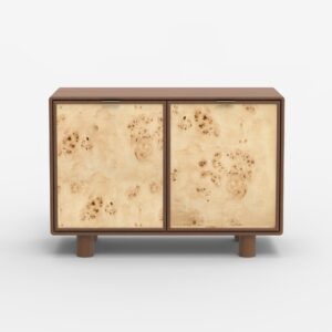 Alternative view of Urban Burl Two Door Cabinet