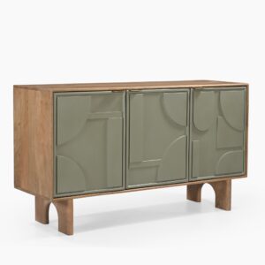 Alternative view of Pixel Three Door Cabinet