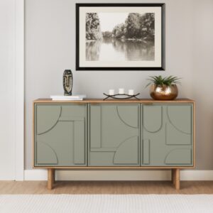 Pixel Three Door Cabinet