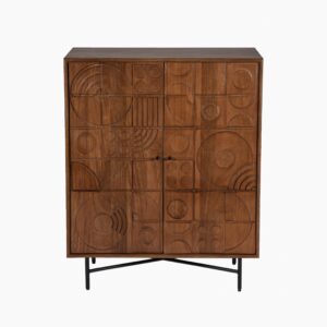 Alternative view of Geometric Two Door Cabinet