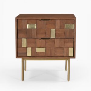 Alternative view of Lester Two Drawer Side Table