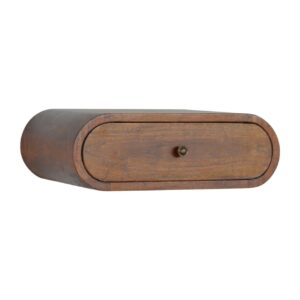 floating curved side table