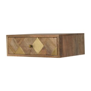 Alternative view of Floating Brass Inlay Side Table