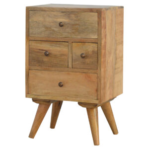 Alternative view of Nordic Style 4 Drawer Side Table