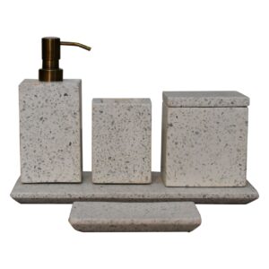 Alternative view of Bathroom Set of 5 - Trazzo Marble