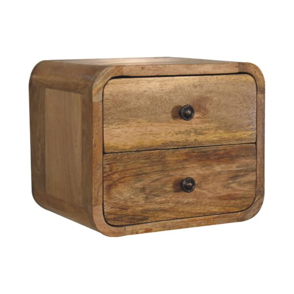 floating 2 drawer side table