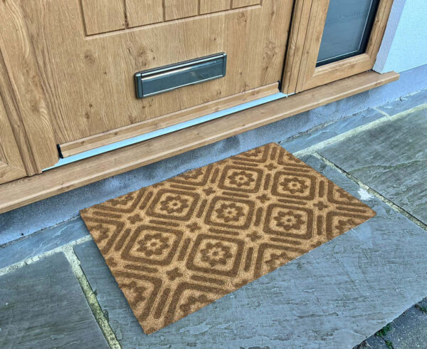 Embossed Coir Mat Trellis