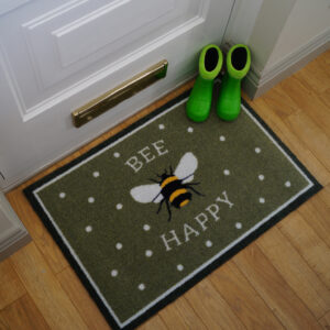 Eco Flex Premium Washable Mat - Bee Happy