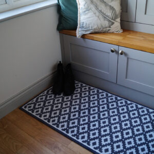 Eco Flex Premium Washable Runner - Diamond Geo
