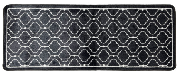 Supersoft Washable Runner - Grey Geo