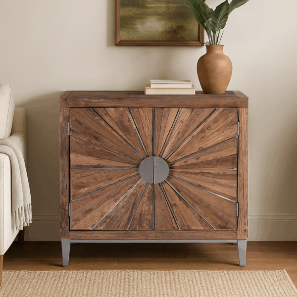 Mode Reclaimed Wood Two Door Cabinet
