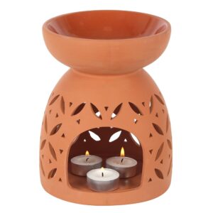 Alternative view of Large Terracotta Oil Burner