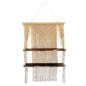 Alternative view of Macrame Hanging Shelves