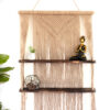 Macrame Hanging Shelves - Brown