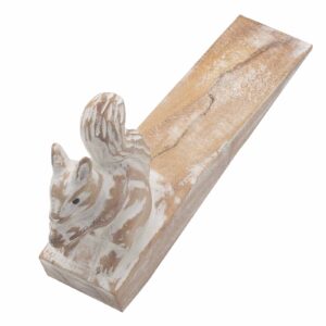 Alternative view of Hand Carved Doorstop - Squirrel