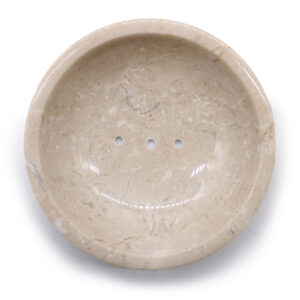 Alternative view of Round Honey Marble Soap Dish