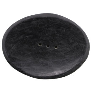 Alternative view of Oval Black Marble Soap Dish