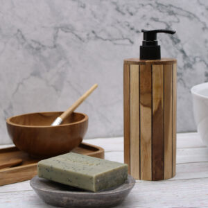 Alternative view of Teakwood Soap Dispenser - Round
