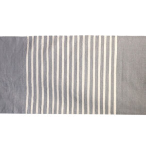 Indian Cotton Rug - 70x170cm - Grey