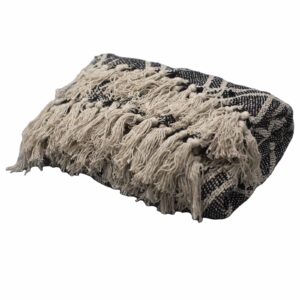 Alternative view of Boho Comfort Throw - Black & Beige Regency