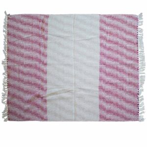 Alternative view of Boho Comfort Throw - Ruby Two Tone