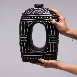 Alternative view of Chocolate Donut Shaped Vase - 30cm