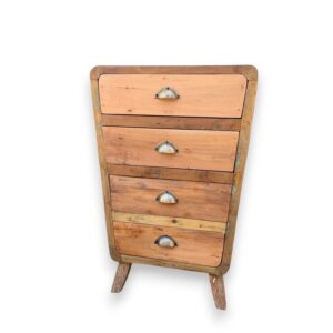 Alternative view of Recycled Wood Chest of 4 Drawers