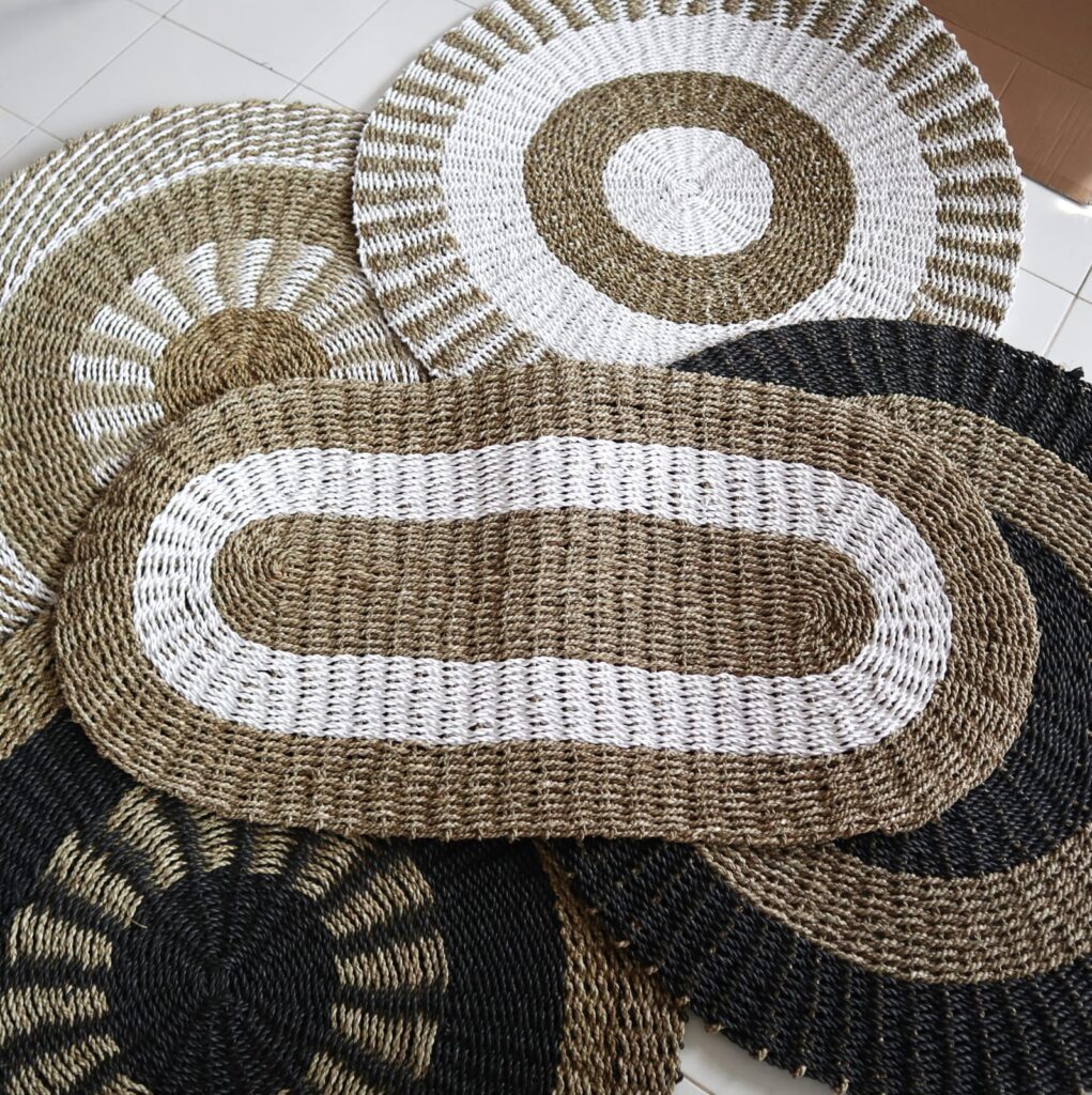 Natural Materials: Collection of Seagrass Rugs
