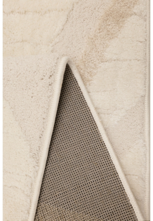 Ava Wave Cream Rug – Modern Abstract Textured Rug in Neutral Tones - Image 4