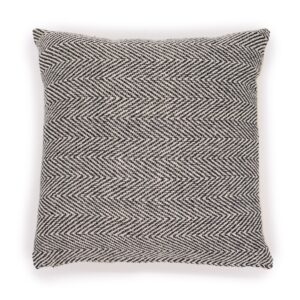Classic Herringbone Cushion Cover – Fine Grey | 40 × 40 cm