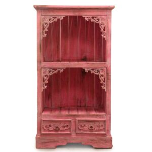 Albasia Bathroom Cabinet – Pinkwash Wooden Storage Unit