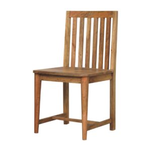 Ariella Mango Wood Dining Chair in Oak Finish