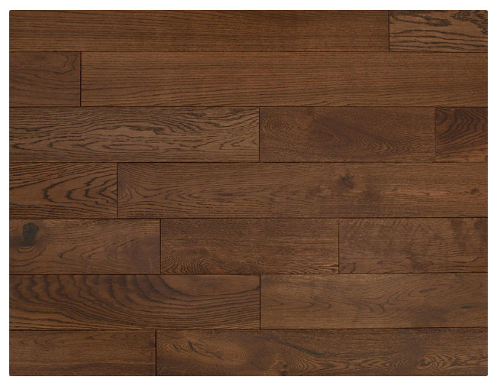 Wentwood Engineered Oak Flooring 14mm – Dark Coffee Rustic Brushed UV Oiled
